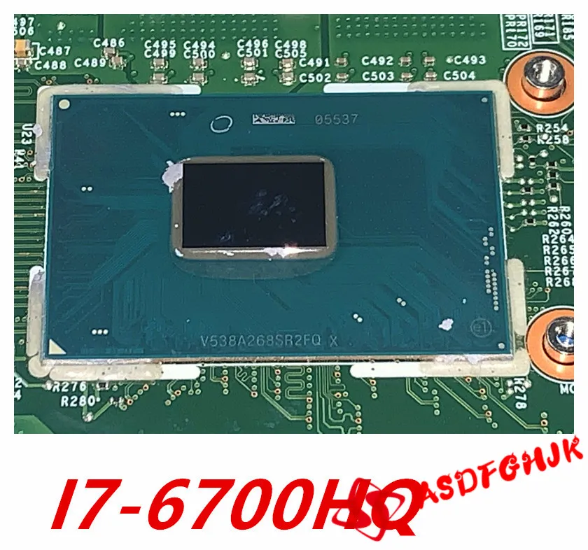 Originale MS-16J51 MS-17951 per MSI GE62 GP62 GE72 GP72 MS-16J5 MS-1795 scheda madre del computer portatile con grafica I7-6700HQ e GTX950M