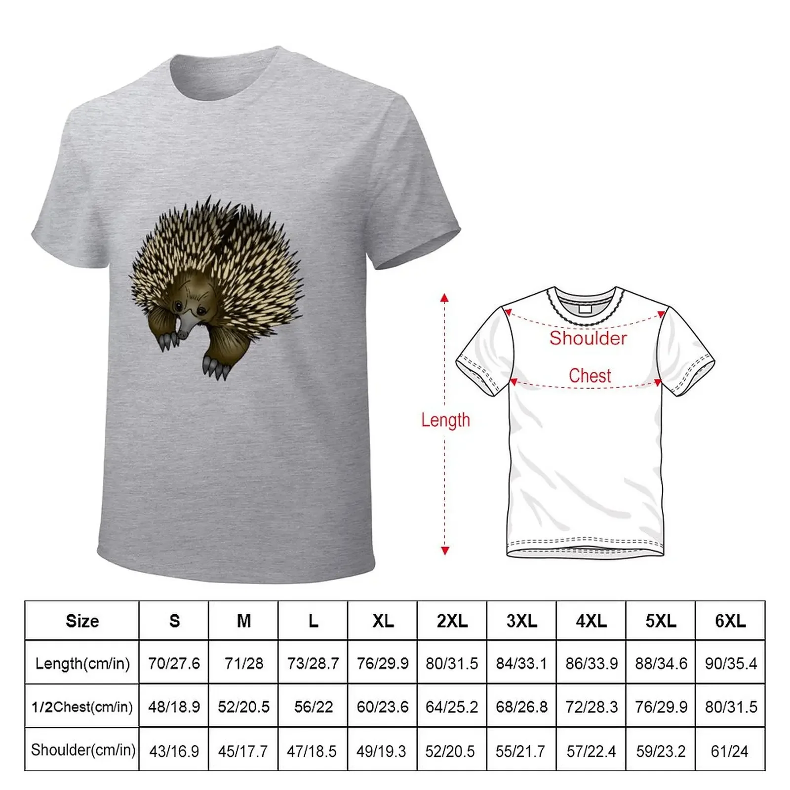 Echidna T-Shirt summer clothes plain mens t shirts casual stylish