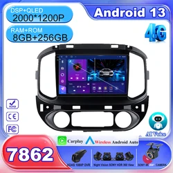 Android 13 For Chevrolet Colorado GMC Canyon 2015 - 2017 Car Dvd 5G wifi Radio Stereo Multimedia Player GPS Navigation CPU QLED