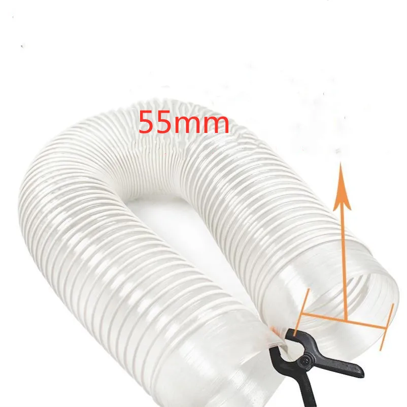 inner Diameter 55mm Original OEM Industrial vacuum cleaner bellows,straws,thread Hose,soft pipe,durable for Cyclone SN50T3