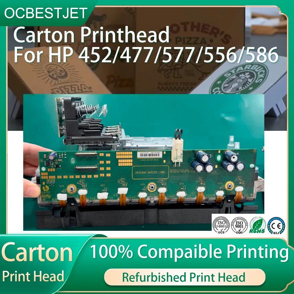Carton Box Print head For Hp 970 971 972 973 974 975 Printhead Print Head For HP 452/477/577/556/586/576/451/555/551 Print Head