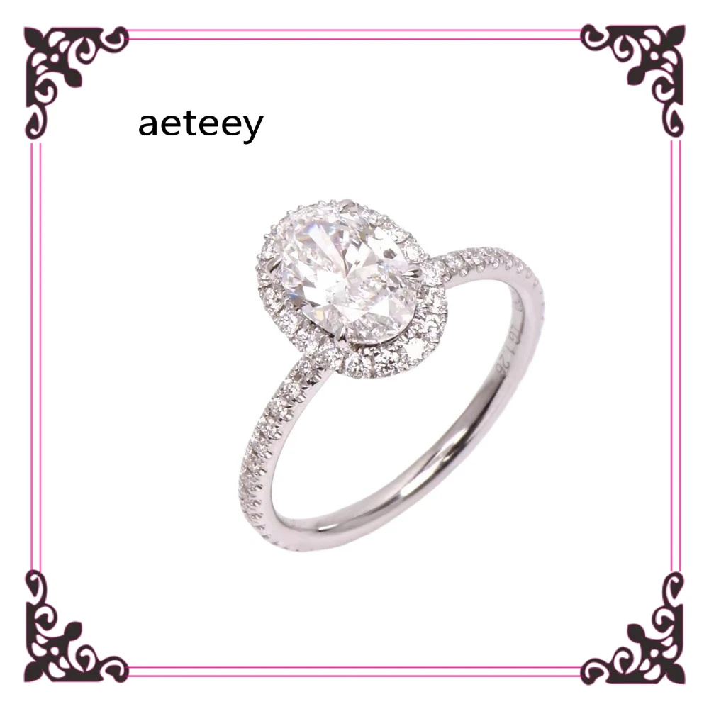 

Изготовленное на заказ обручальное кольцо с овальным D/VS1 IGI-Certified Lab Diamond из золота 9K/14K/18K, гравировка