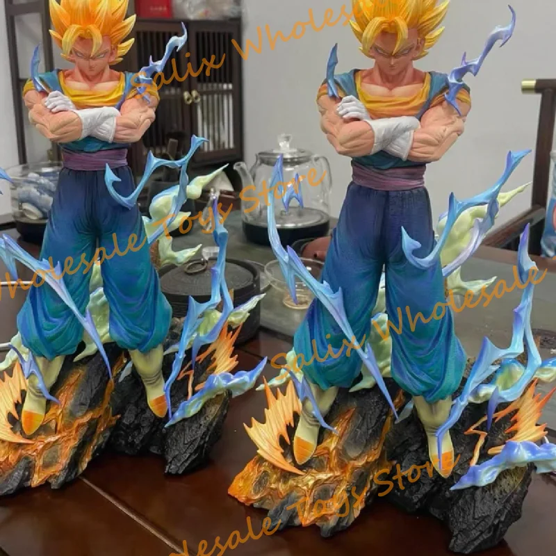 JJ مصنع جديد 33 سنتيمتر FXW فيجيتو لعبة دراغون بول فيجيتو الشكل سوبر سايان فيجيتو أنيمي الشكل Gk نموذج الشكل تحصيل اللعب