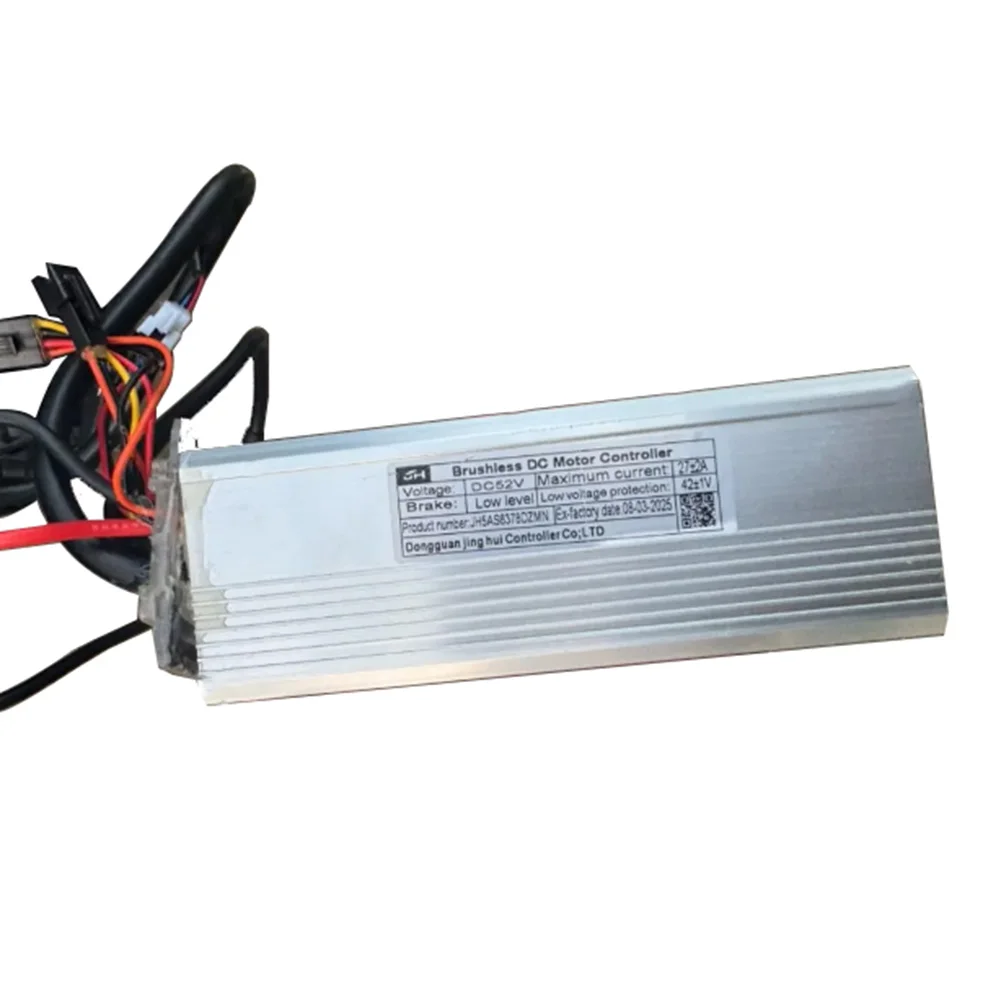 

Контроллер бесщеточного двигателя для электровелосипедов JH5AS6378DZMN 52В 27А для электросамокатов и аксессуаров для горных велосипедов, регулятор скорости