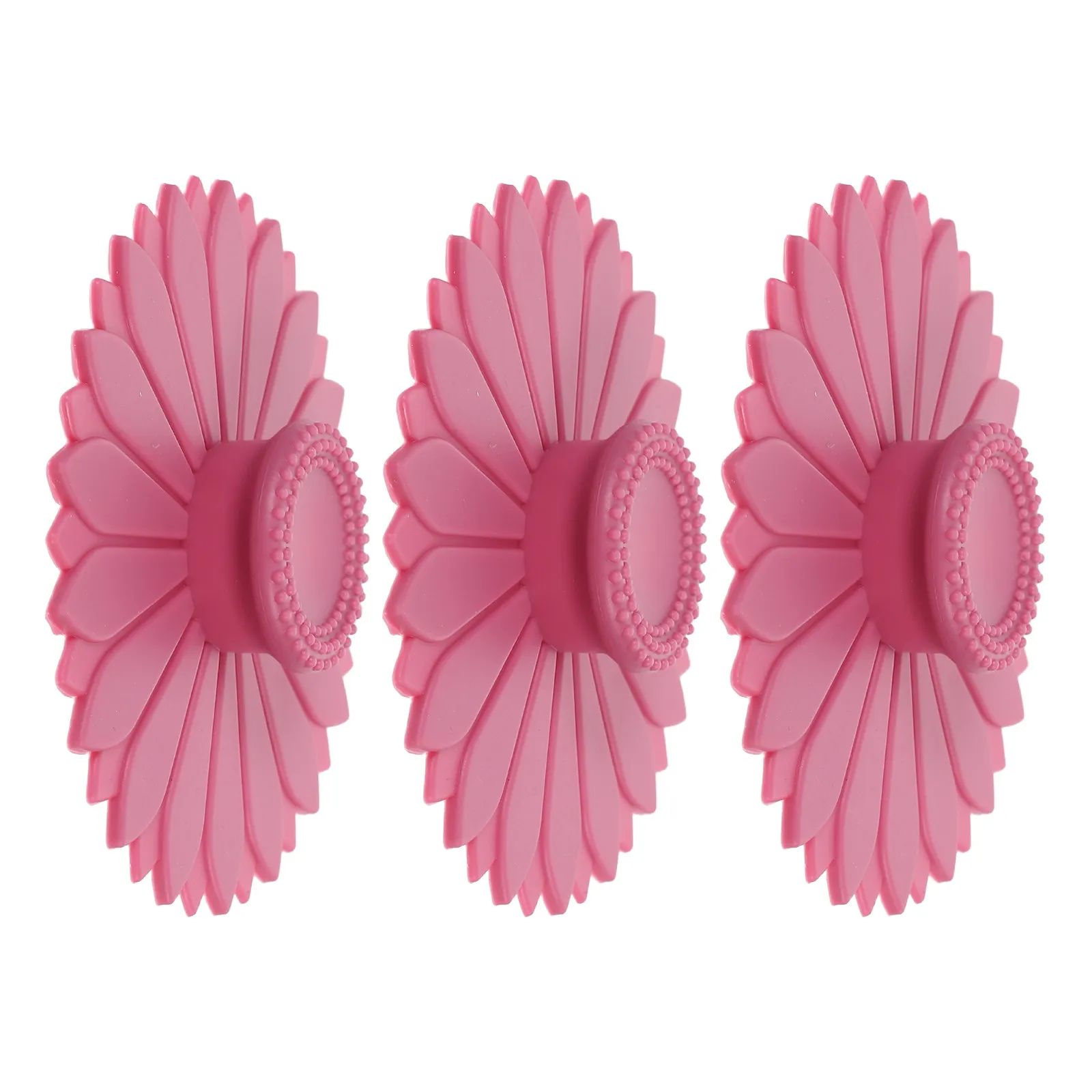 3Pcs Silicone Mug Cover Sunflower Shape 4.1 Inch Leak Proof Suction Seal Stop Spills Keep Drinks Hot Cold Reusable Silicone Cup