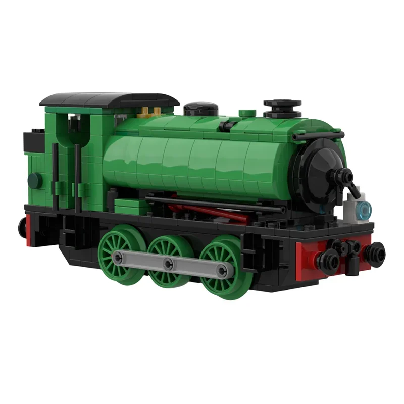 

421PCS Hunslet Austerity 0-6-0ST [Bright Green] (6 Wide) Creative Toy Educational Moc Building Block Train Toy Gift for Children