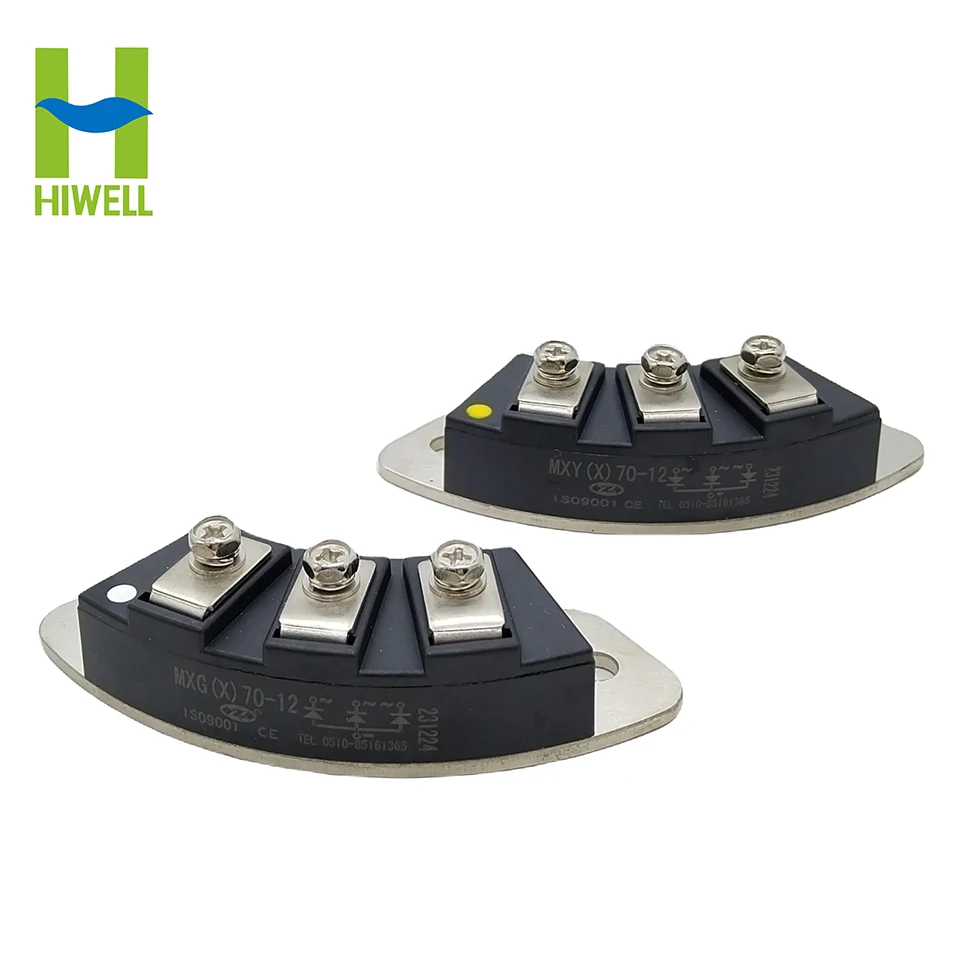 Imagem -03 - Gerador e Módulo de Diodo Rotativo Ponte Retificador Mxg yx Mxg7012 Mxy70-12 70a Pcs por Conjunto