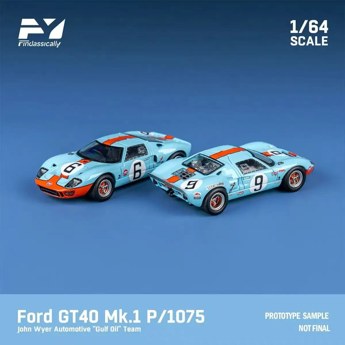

Готовые акции Finclasscially 1:64 GT40 MK II Blue Коллекция Подарочная масштабная модель автомобиля