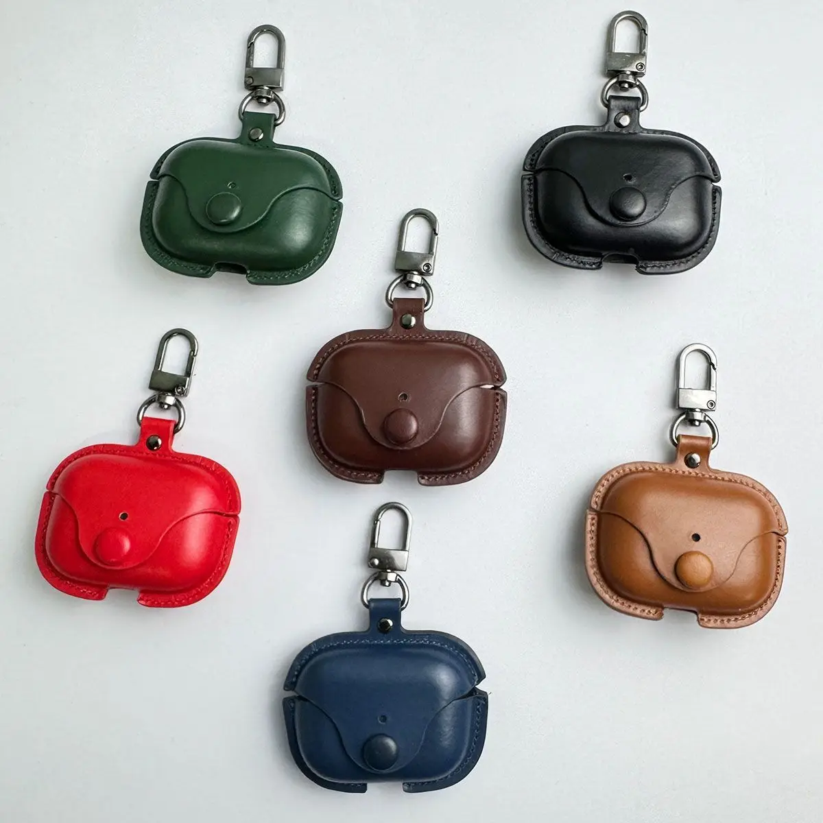 Leather Case For Airpods Pro 3 Bag Luxury Handmade Wireless Bluetooth Earphone For AIrPods 1 2 3 4 Pro or Pro 2nd Protective