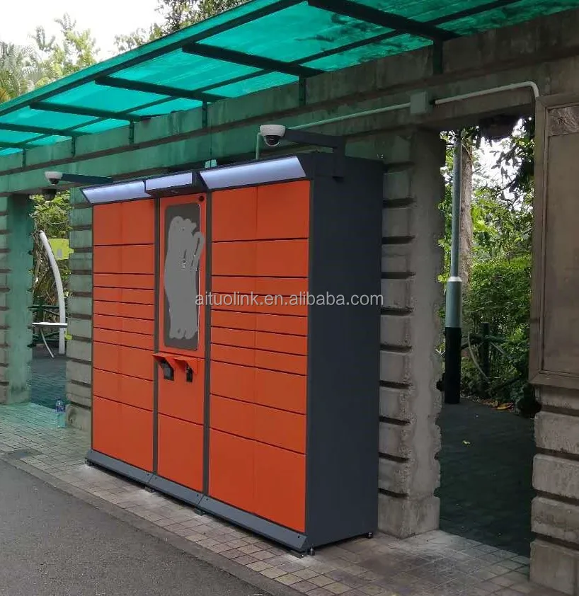 Armadietto per pacchi logistico postale intelligente in metallo per stoccaggio pacchi per chiosco con armadietto intelligente per self-service con software standard