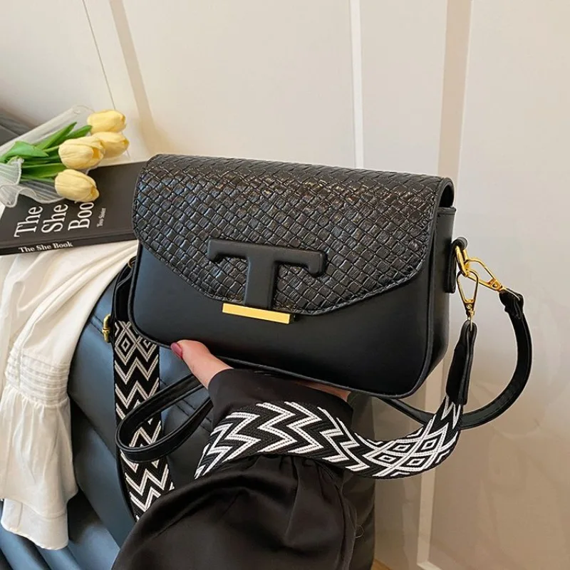 

New Arrival High Color - Block Small Square Bag, Fashion Trendy Versatile Splicing Handbag, Crossbody & Shoulder Bag for Women