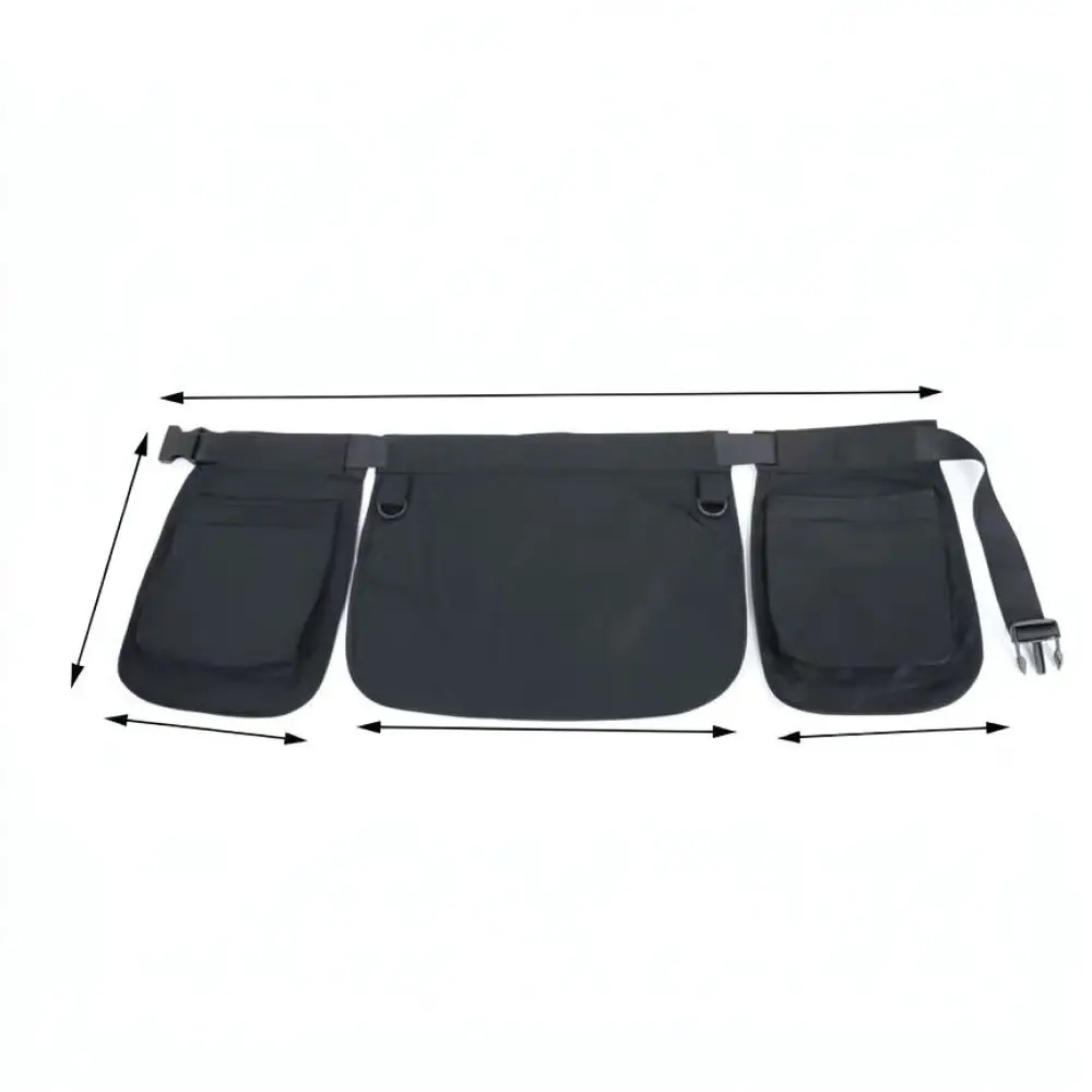 Durable Outdoor Sports Waist Apron Running Belt Bag Multi Pouch Large Storage Utility Tool Case For Active People
