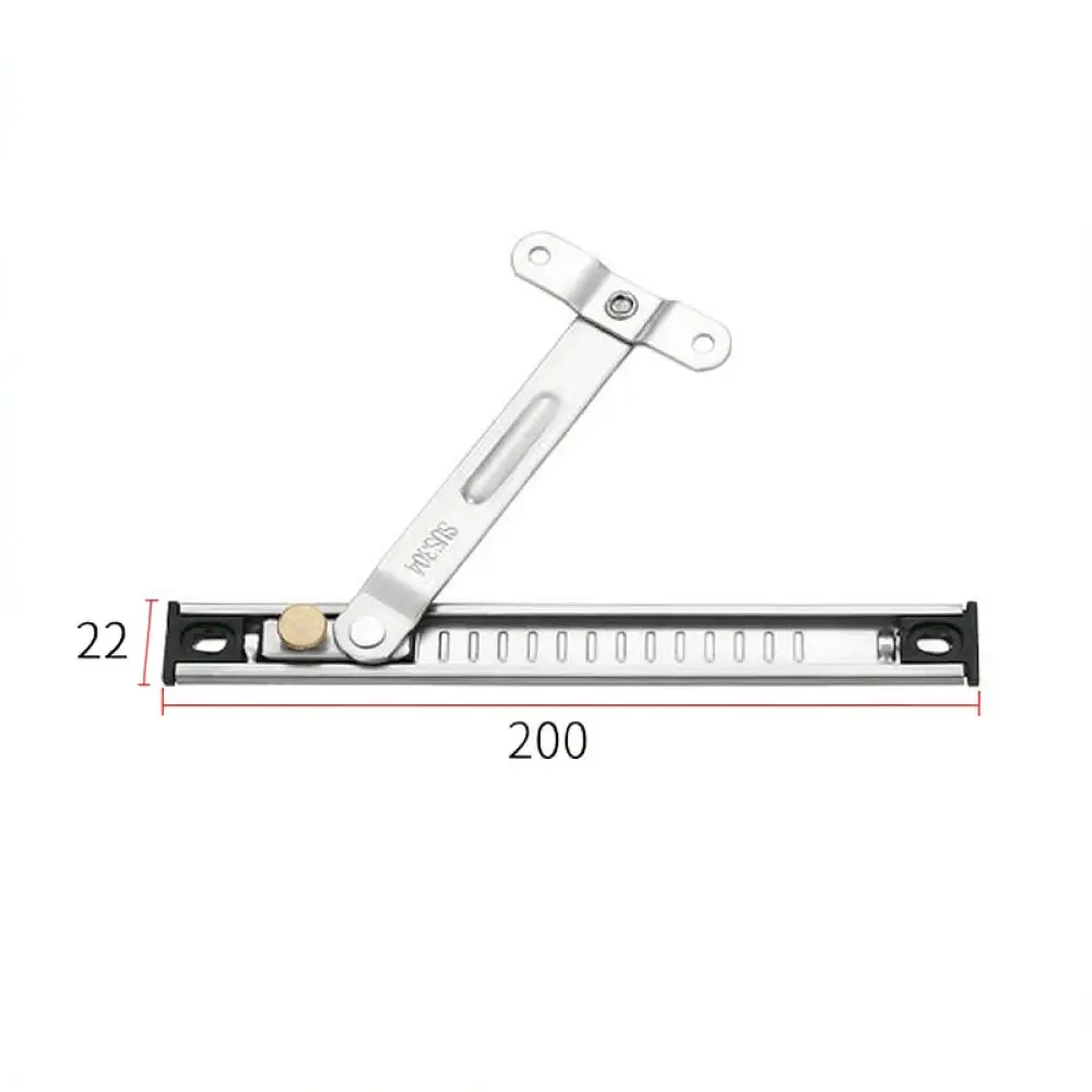 Stainless Steel Casement Stay Adjustable Window Stopper Limiter Heavy Duty Support For Modern Home Office Improvement Hardware