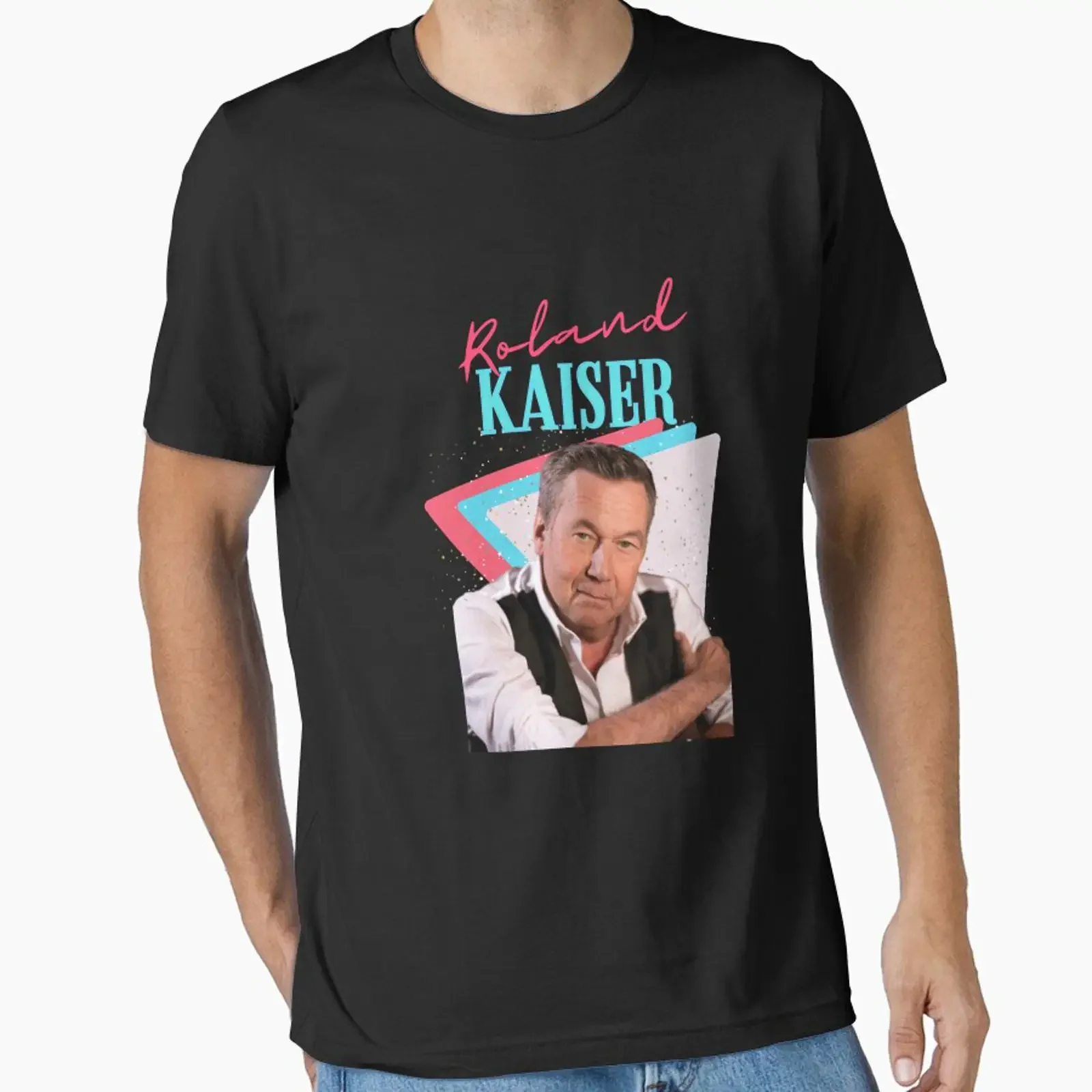 Roland kaiser rip rest in peace designed and sold by JamesSullivCVC vintage Washed Stylish homme Breathable Casual Soft