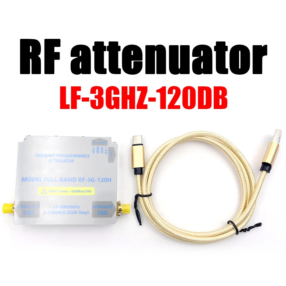 

High isolation Bluetooth WIFI sensitivity measurement with LF-3GHZ-120DB bidirectional RF NC attenuator