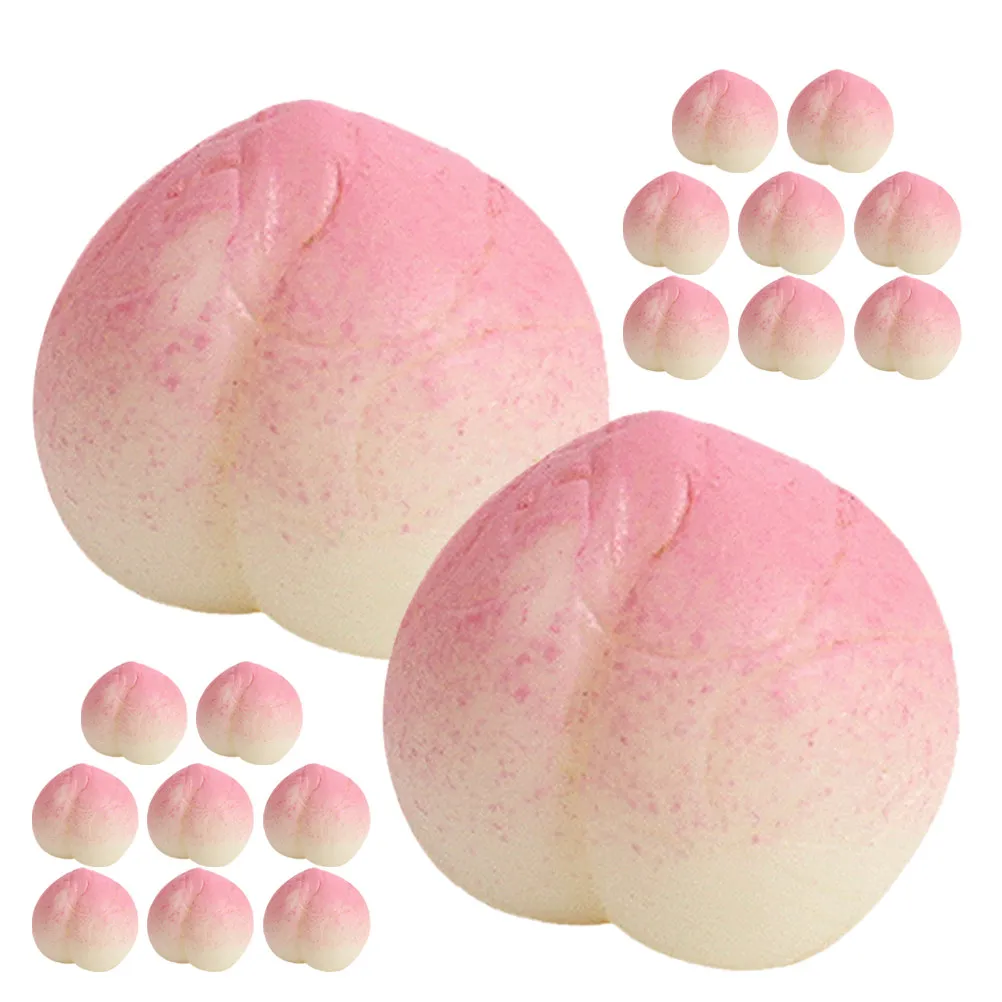 

20 шт. персиковых игрушек-антистресс для снятия напряжения, креативные фруктовые игрушки для вечеринок, офиса и дома, для релаксации