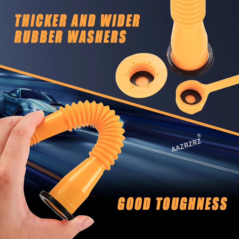 Kit de substituição de bico de lata de gás, conjunto de bico de lata de gás de auto-direção para carro - inclui tampa de latas, tampa de vedação de bico, tampas de ventilação, despeje flexível