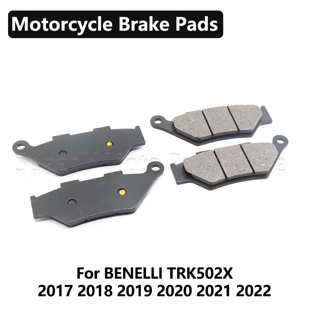 Motorcycle Front Brake Pads Set Accessories For Benelli TRK502X TRK 502X 502 X 2017 2018 2019 2020 2021 2022