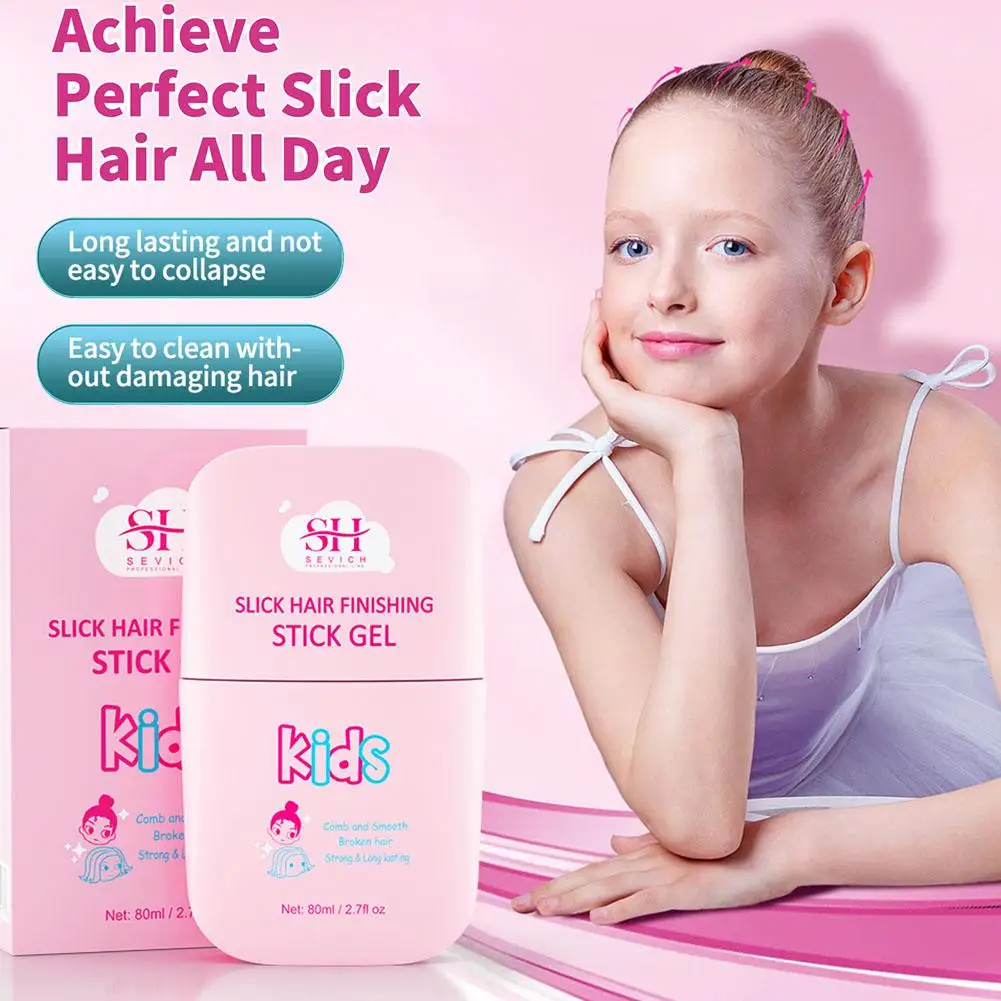 Children's Broken Hair Finishing Cream Hair Smoothing Liquid Cream Rapid Fixed Hair Gel Not Greasy Hair Dryness Styling