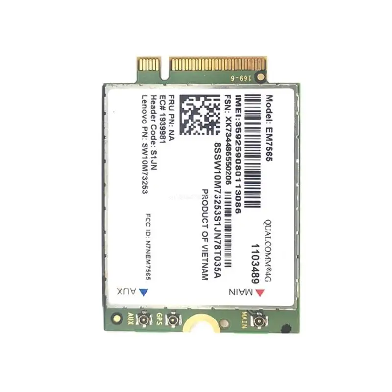 

EM7565 LTE CAT12 Advanced Module Global Coverage Wireless Card for Carbon 6th Laptop Fastest Applications DropShipping