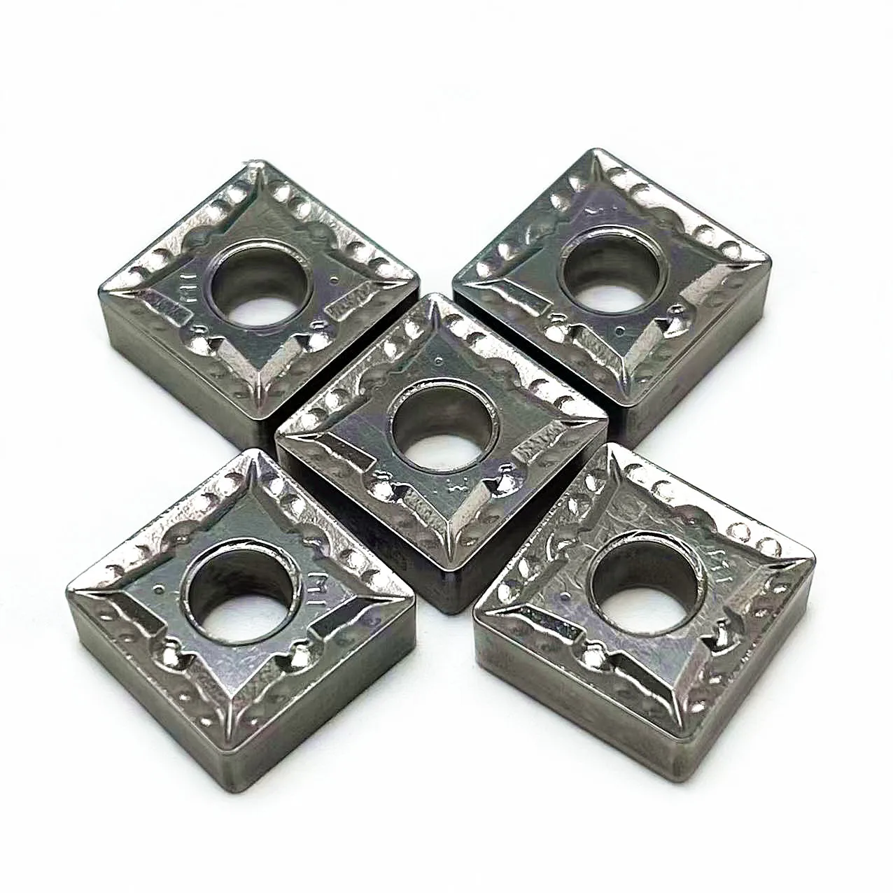 ตัวแทรก mesin bubut CNC สำหรับสแตนเลสสตีลเครื่องมือตัด SNMG1204เอ็มที CT3000ภายนอก