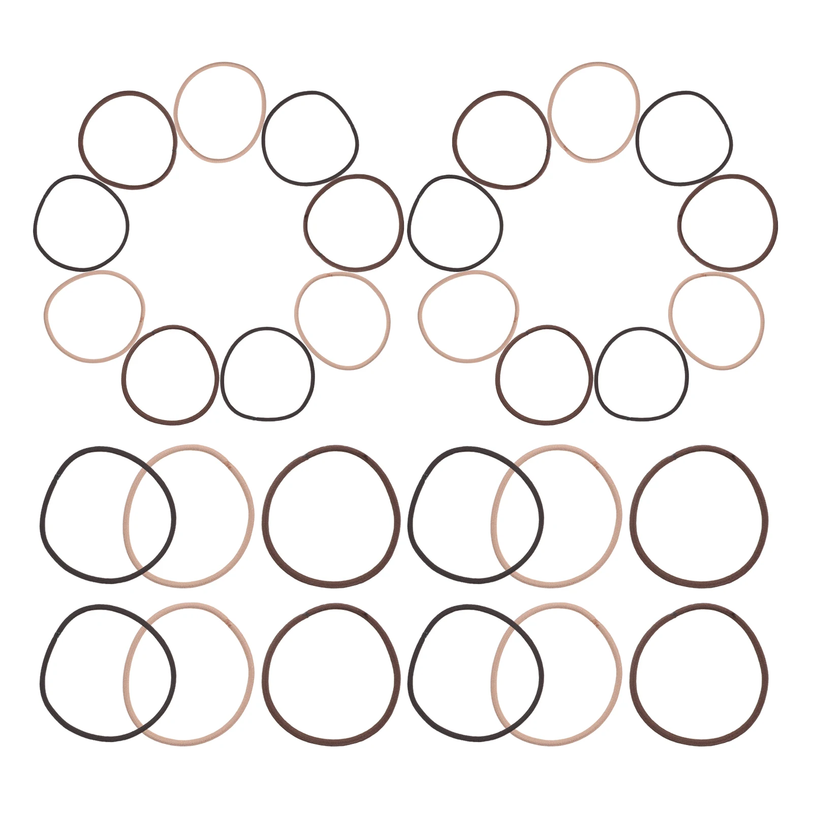 

100 шт., резинки для волос, резинки для девочек, объемные эластичные ленты, пластиковые аксессуары, детская маленькая резинка