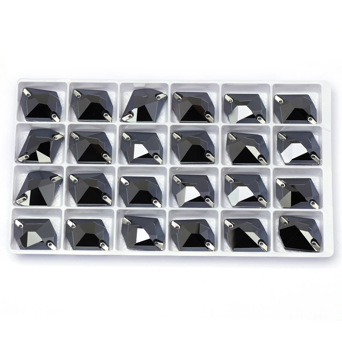 Pubrilex Cosmic Shape Aufnähbare Strasssteine aus K9-Glas mit abgeschrägten Kanten für Kleidung und Schmuckdekoration – Detail 29