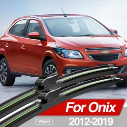 For Chevrolet Onix 2012-2019 Front Windshield Wiper Blades 2pcs Windscreen Window Accessories 2013 2014 2015 2016 2017 2018