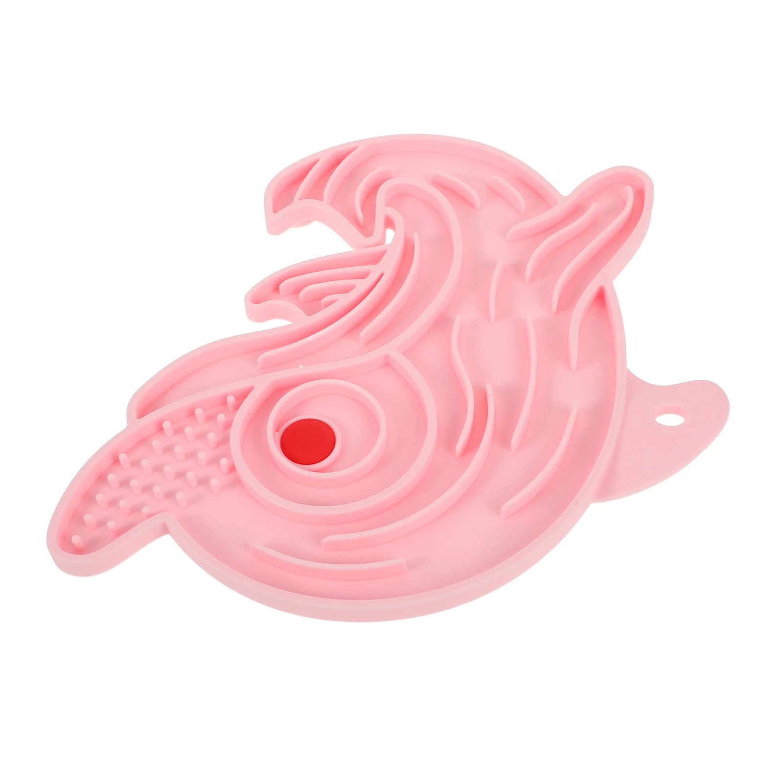 

Silicone Dog Slow Feeder Bowl with Dolphin Design Pet Food Tray for Indoor Use Reduces Eating Speed Licking Mat Included