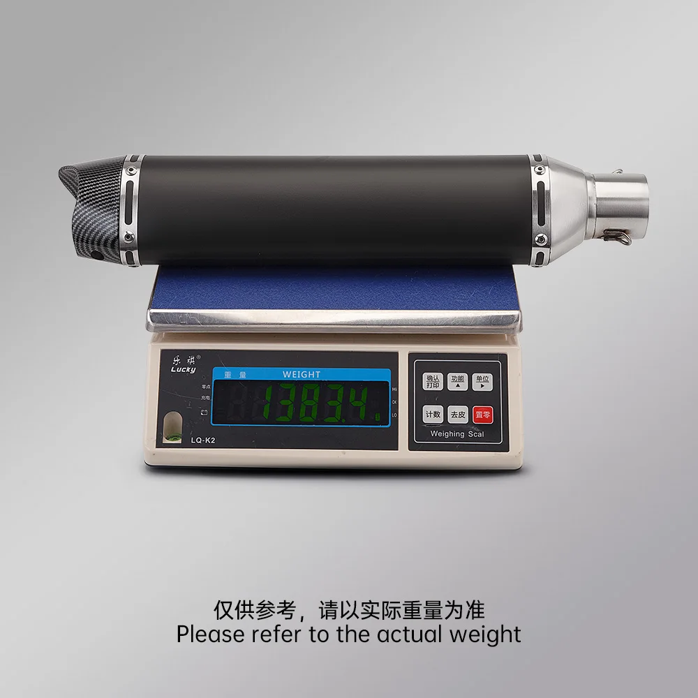 Motorcycle exhaust system universal 51MM T108 tail section 320/400/480MM db killer racing performance modification Slip On