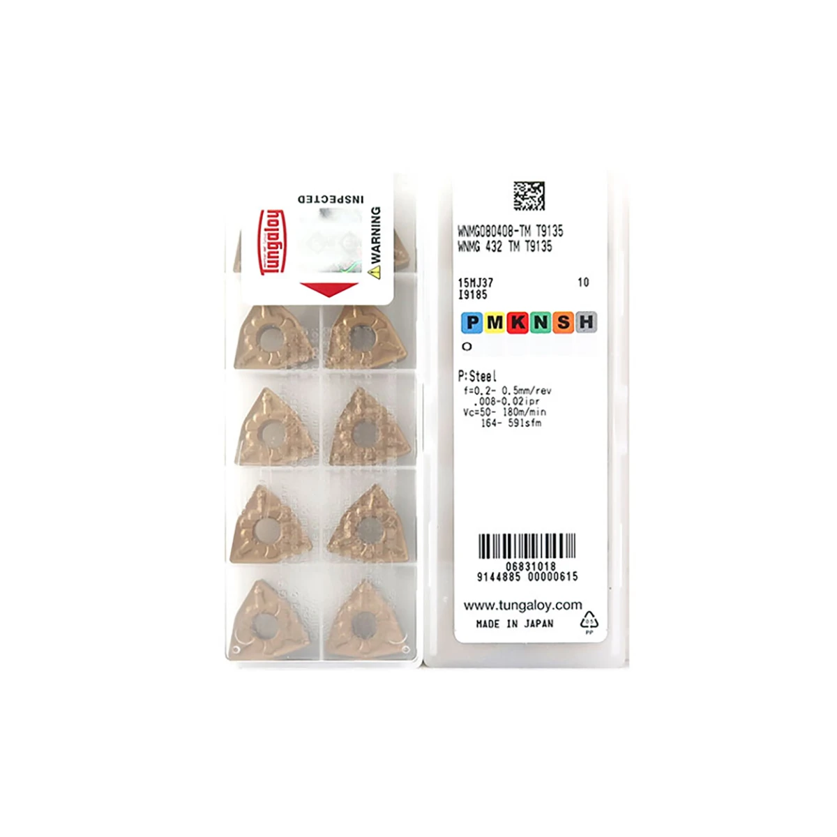 

100% Original WNMG08/0804/080408 TM T9135 Carbide Turning Inserts for Medium-Roughing