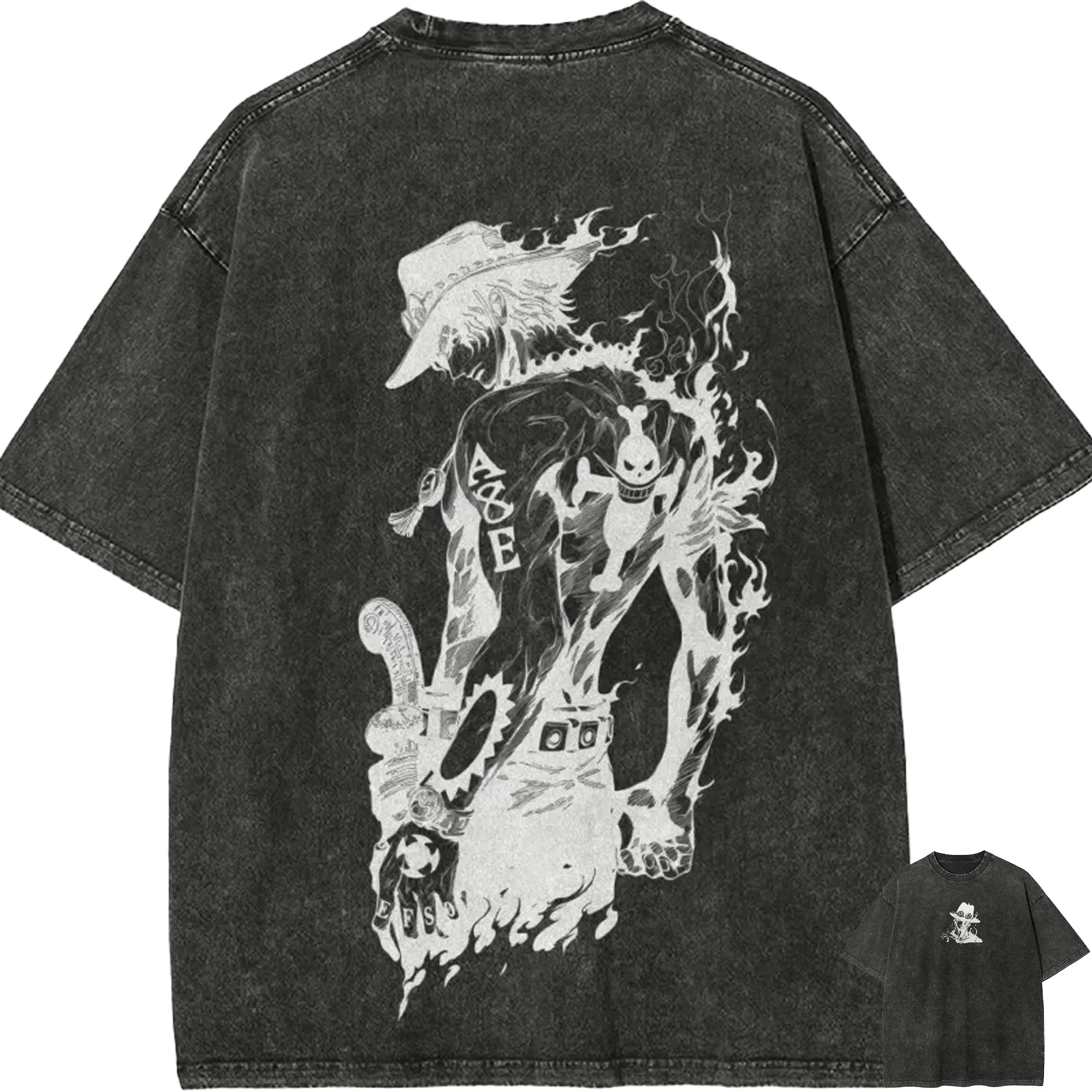 Ace T Shirt Men One Piece Acid - Street Fashion Logo 评论和价格