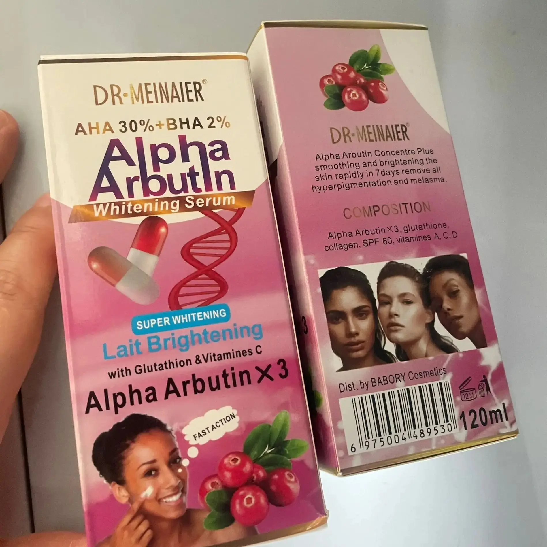 

Alpha Arbutin 30% AHA + 2% BHA Serum Cream - Brightening Dark Spot, Smooth Moisturizing Anti-Dullness Skin Care