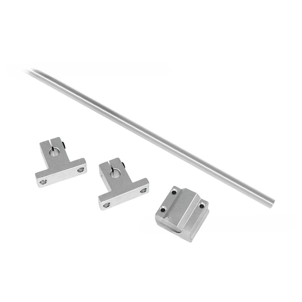 Diameter 8mm Double Track Sliding Set T8 Screw Optical Shaft Drive Kit Simple Sliding Table 3D Printer Engraving Machine