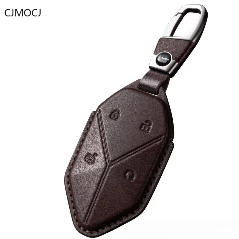 

Premium Genuine Leather Key Cover Case for Formula Leopard Leopard 5/8/3/Titanium 3/Titanium 7 (2024) - Protective Key Fob Shell