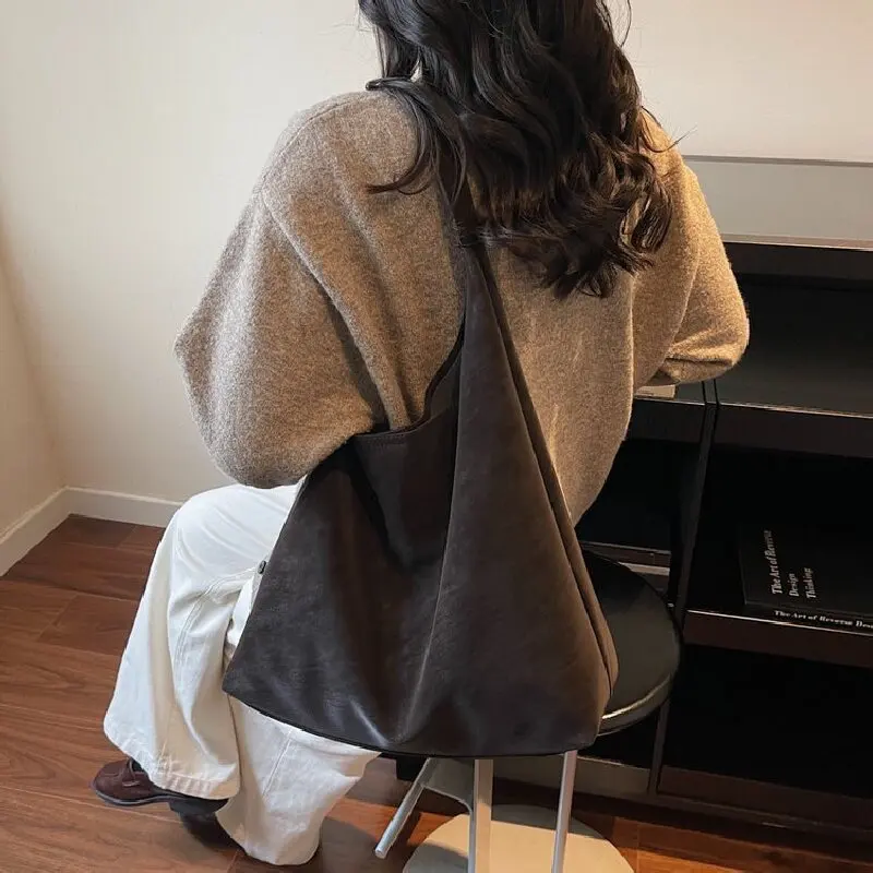 

Retro Matte Large Capacity Tote Bag,Women's luxury Bag,big tote bag woman