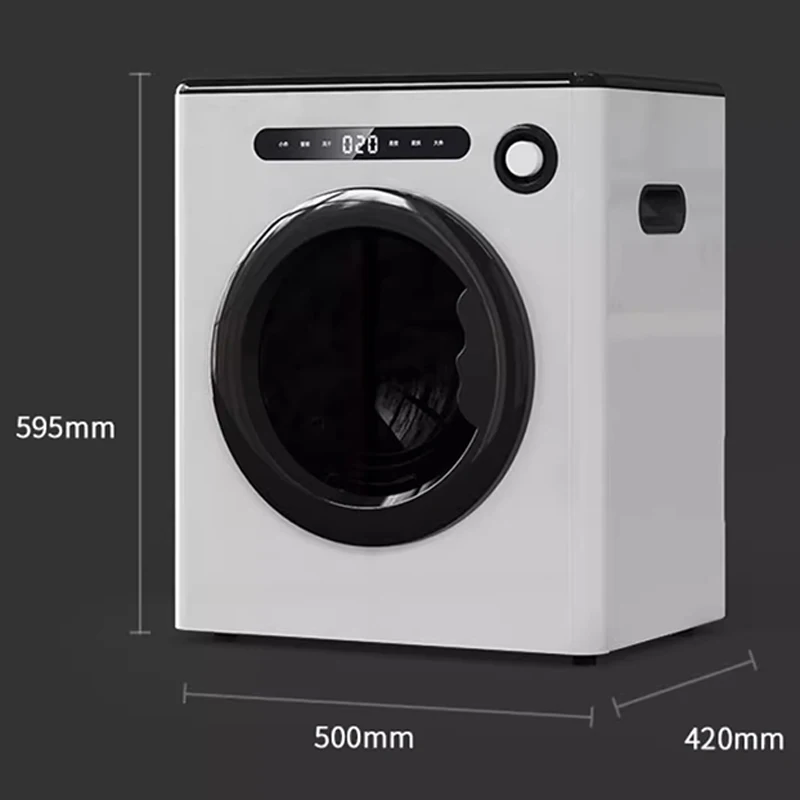 Dryers, Compact Clothes Dryer, 4KG Load Capacity, 220V 850W Ideal Portable Drying Machine for Tight Spaces,