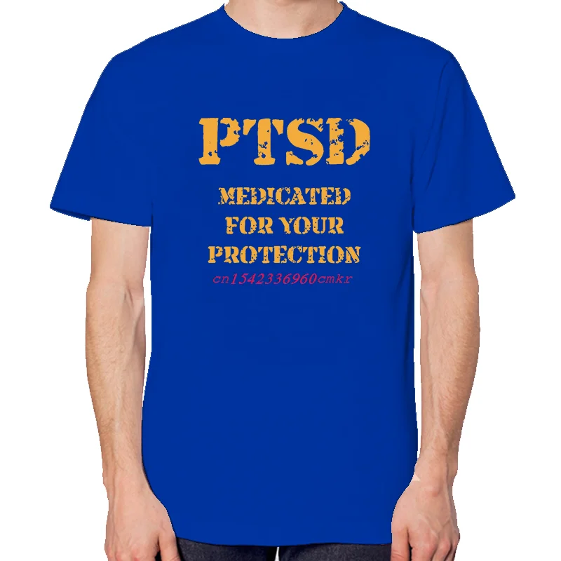 Bringing Awareness To Ptsd Graphic T Shirts Fashion Tees Tops Cotton New Shirts And T-Shirts Unisex Streetwear Print T Shirt