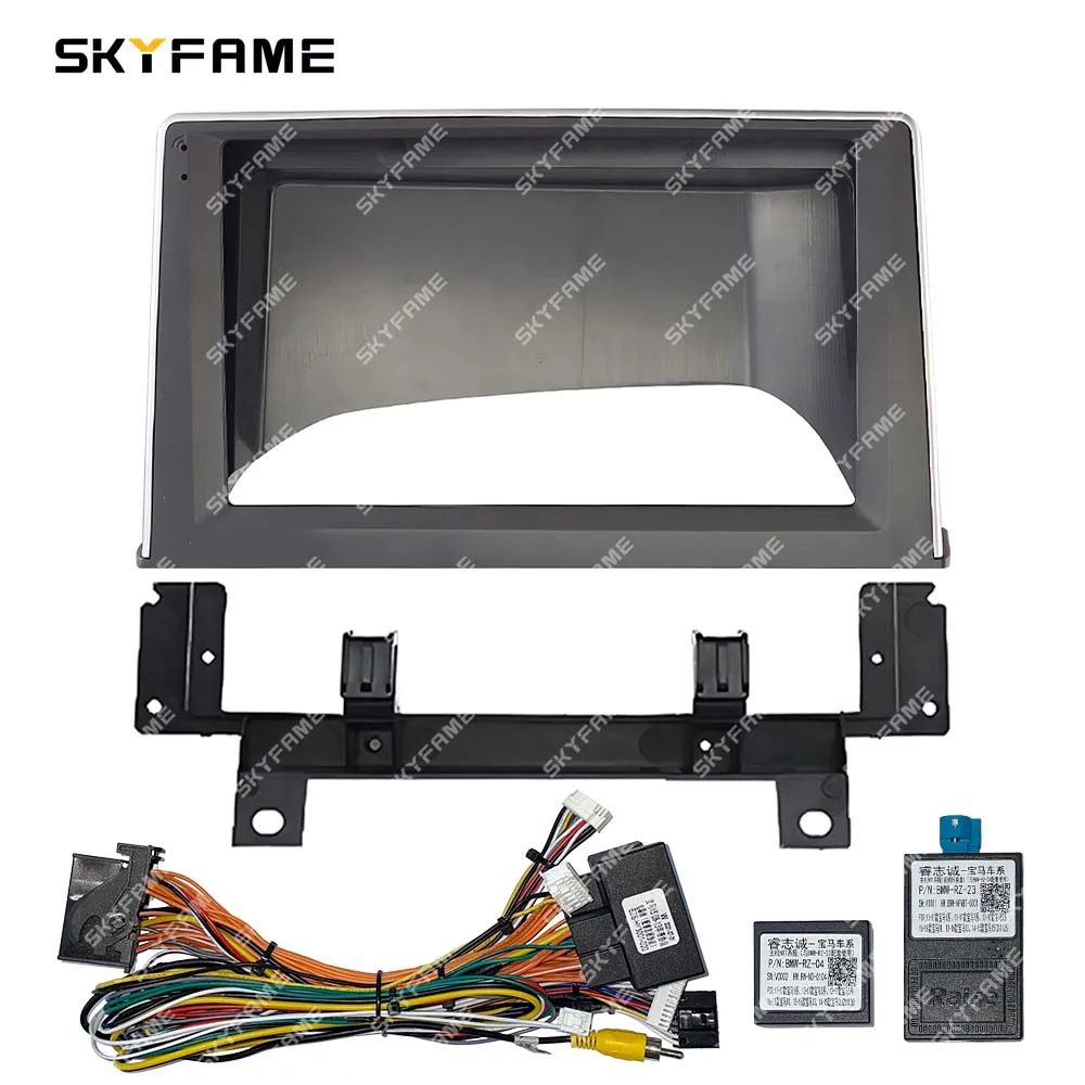 Raise 9/12.3 Inch Car Frame Fascia Adapter Canbus Box Decoder Android Radio Dash Fitting Panel Kit For BMW 1 Series F20 F21 F22