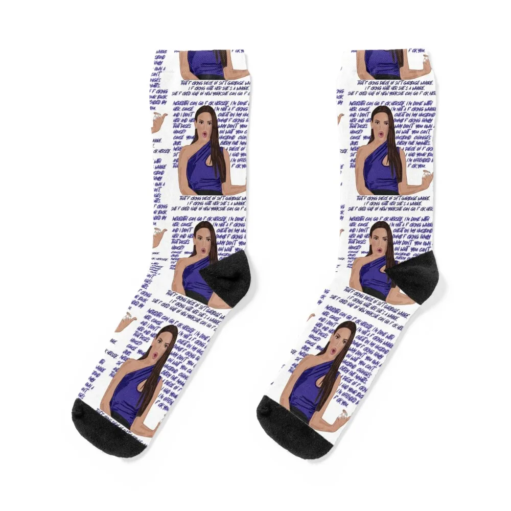 

The Real Housewives of Salt Lake City Lisa Barlow Bathroom Rant Socks Run summer funny sock Socks For Men Women's