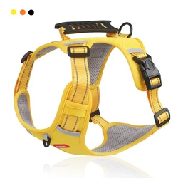 New Pet Dog Harness No Pull Fabric Breathable and Reflective Soft Chest Strap Vest Harness Collar For Small Medium Large Dogs