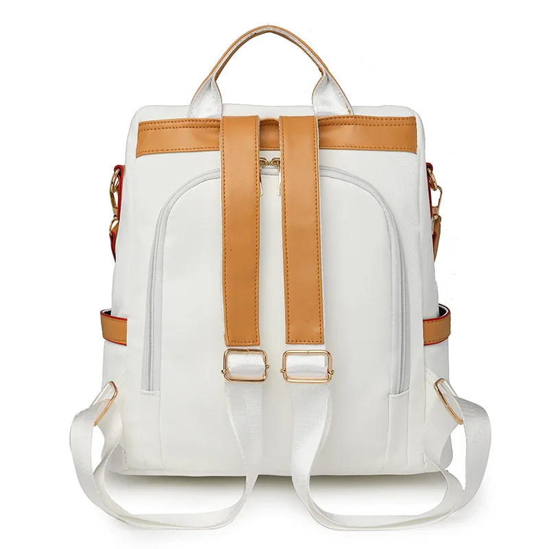 1 حقيبة ظهر جديدة، حقيبة سفر نسائية، حقيبة مدرسية عصرية مضادة للسرقة، النسخة الكورية من حقيبة الظهر ذات الملمس الناعم