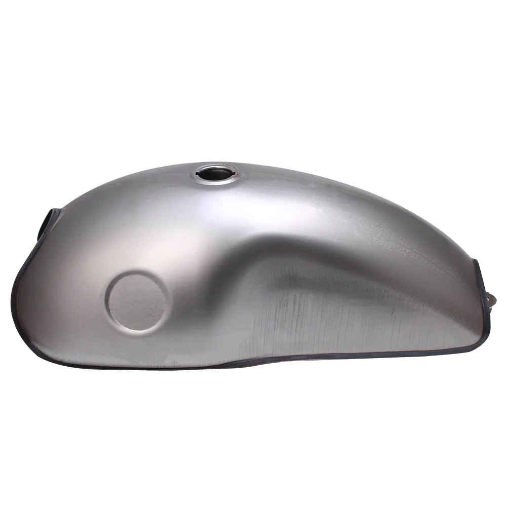 Motorcycle Unpaintd 10L 2.6 Gallon Gas Fuel Tank For Suzuki Yamaha Honda CB350 450 750 Universal