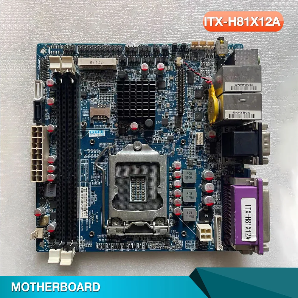 ITX-H81X12A Perfect testing before shipment MZ-9CXG-C8102-430 Dual Gigabit Ethernet Ports