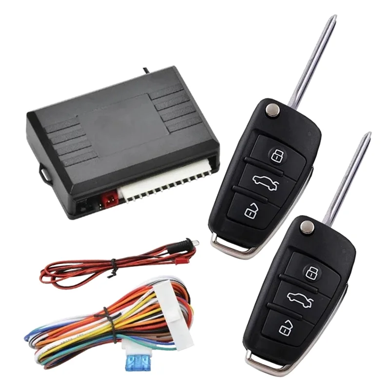 

A04E-Car Keyless Entry Central Door Lock Kit Car Keyless Application With Remote Control Entry System Car Alarm System