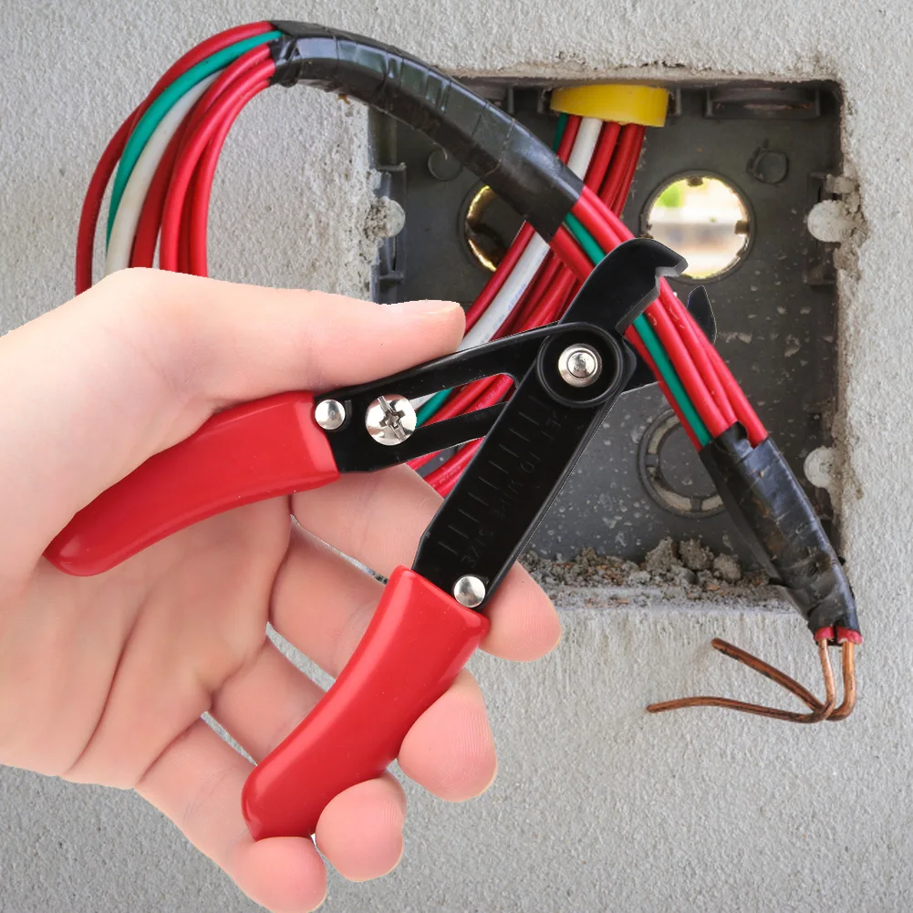 Stripping Pliers Electrician Tool Wire Stripper Cable Stripper Electrical Wire Cutter Pliers Electrician Stripping Hand Tools