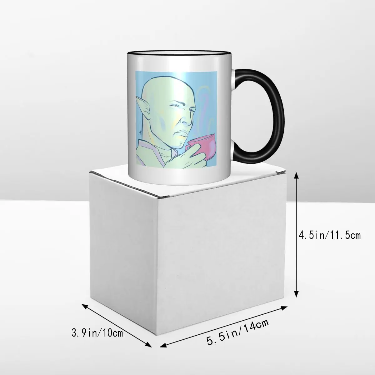 Solas Greatly Disapproves Mug Funny Ceramic Coffee Cups Tea Mugs Milk Cup Drinkware Gift for Friends