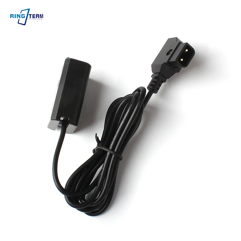 Camera Dummy Battery D-TAP to NP-FW50 Adapter, Compatible with Alpha ZV-E10 A6000/A6100-A6500 A5000/A5100 A7/A7II/A7RII