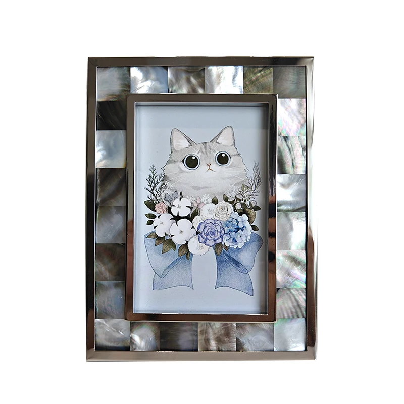 6-Inch high-end photo frame to set the table for wedding photos, photo frame with washing photo, library, former residence of ce