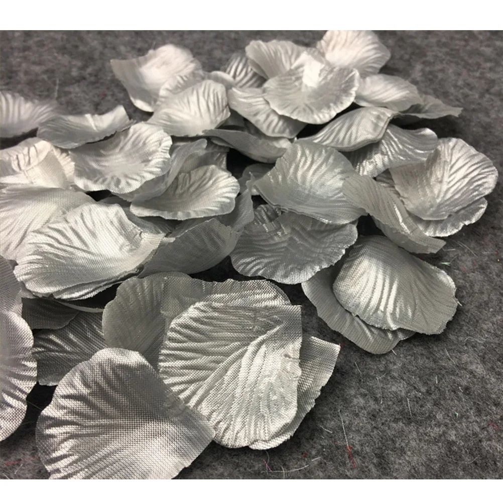 

100 Pcs Artificial Rose Petals for Wedding Decoration Word Fabric Party Weddings Ideas